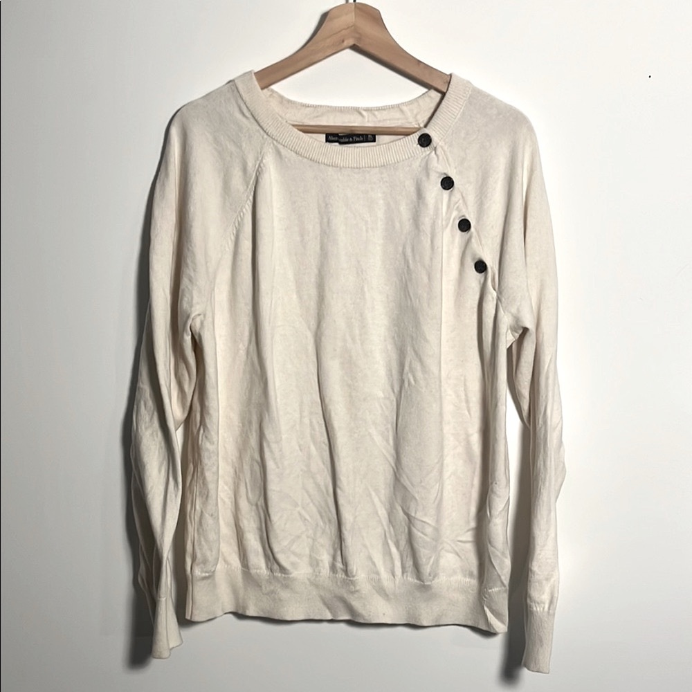 Abercrombie & Fitch Women’s Cream Sweater